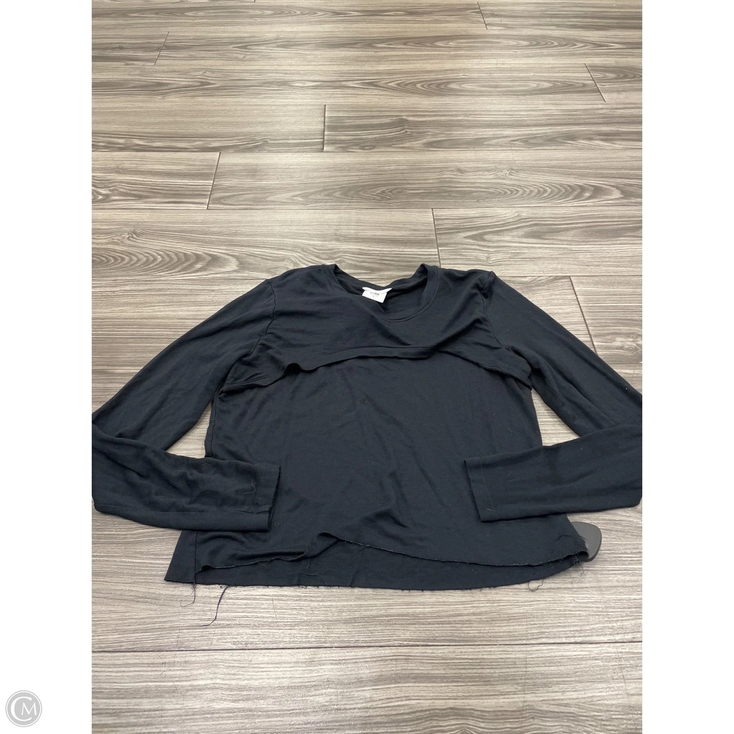 Top Long Sleeve By Cabi In Black, Size: S