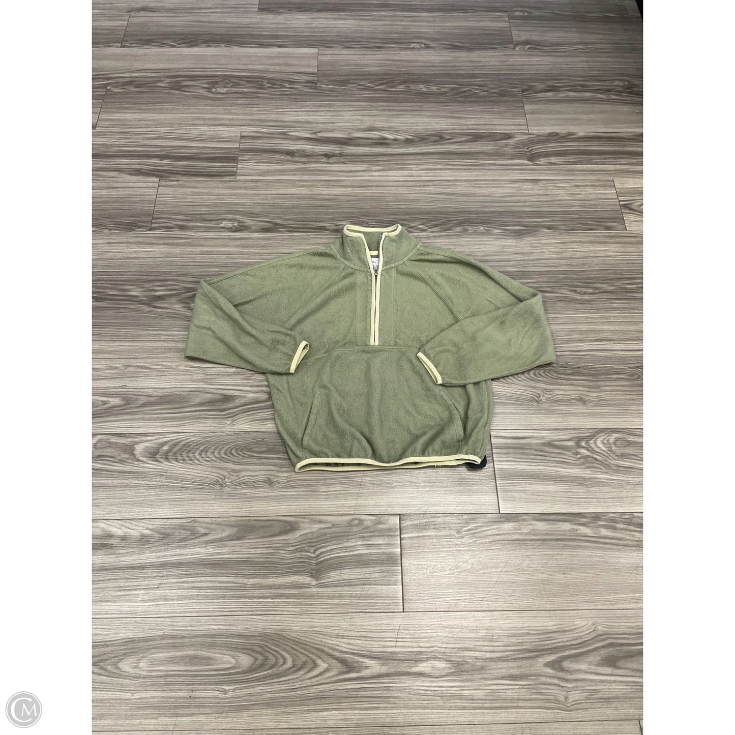 Athletic Sweatshirt Collar By Maurices In Green, Size: M