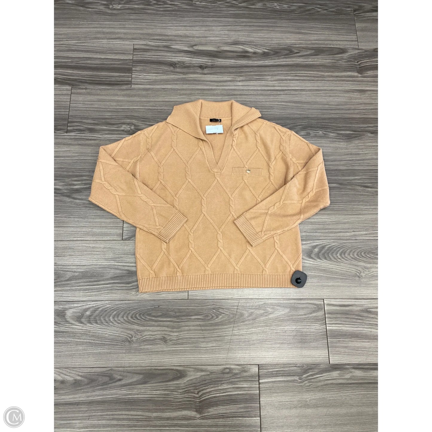 Sweater By Talbots In Brown, Size: M