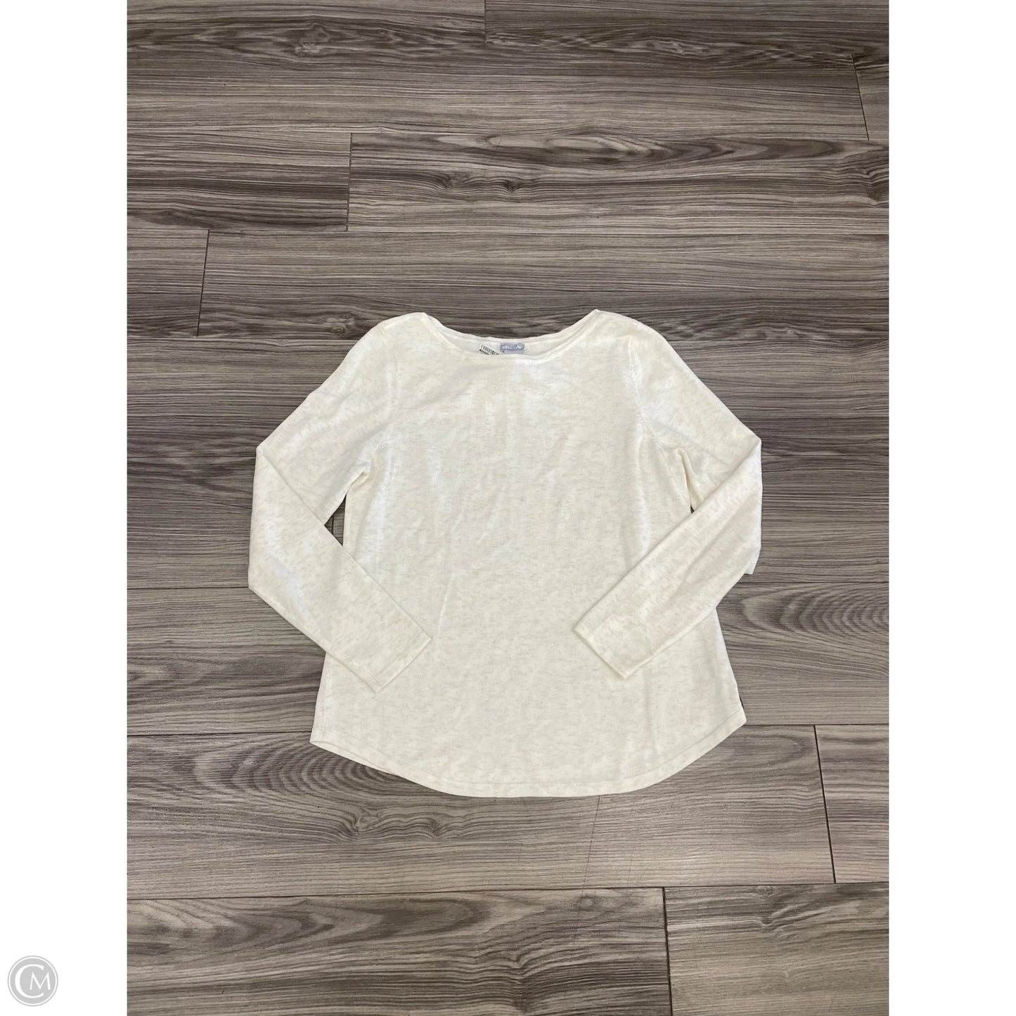 Sweater By Chicos In Cream, Size: L