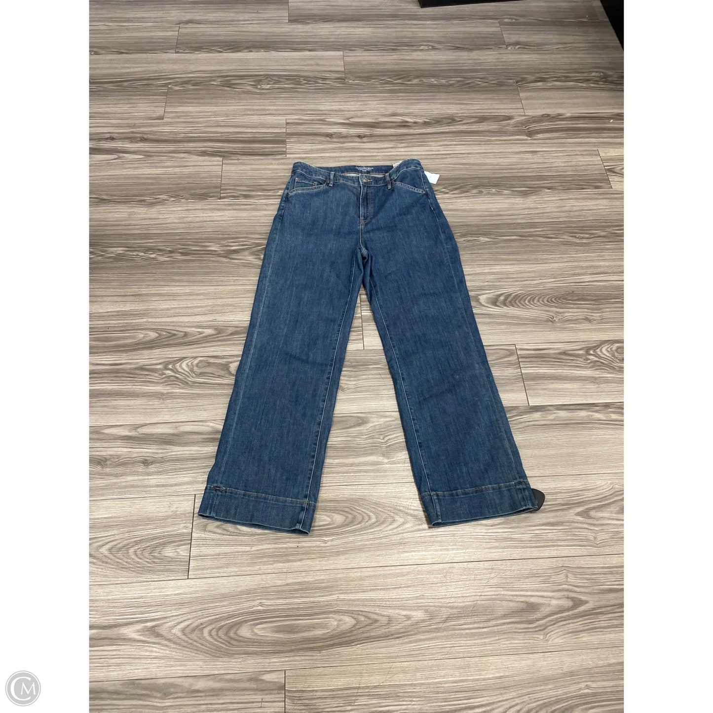 Jeans Wide Leg By Chicos In Blue, Size: 12