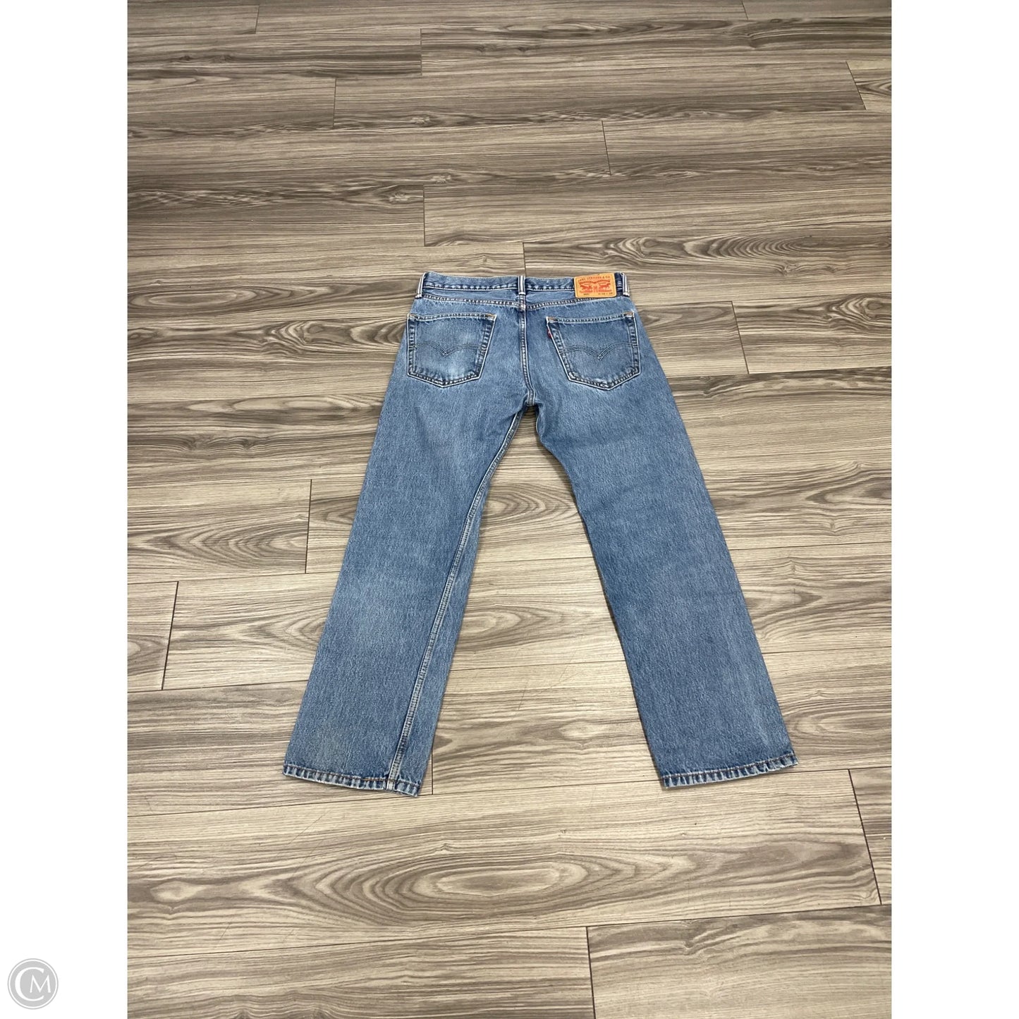 Jeans Wide Leg By Levis In Blue, Size: 8