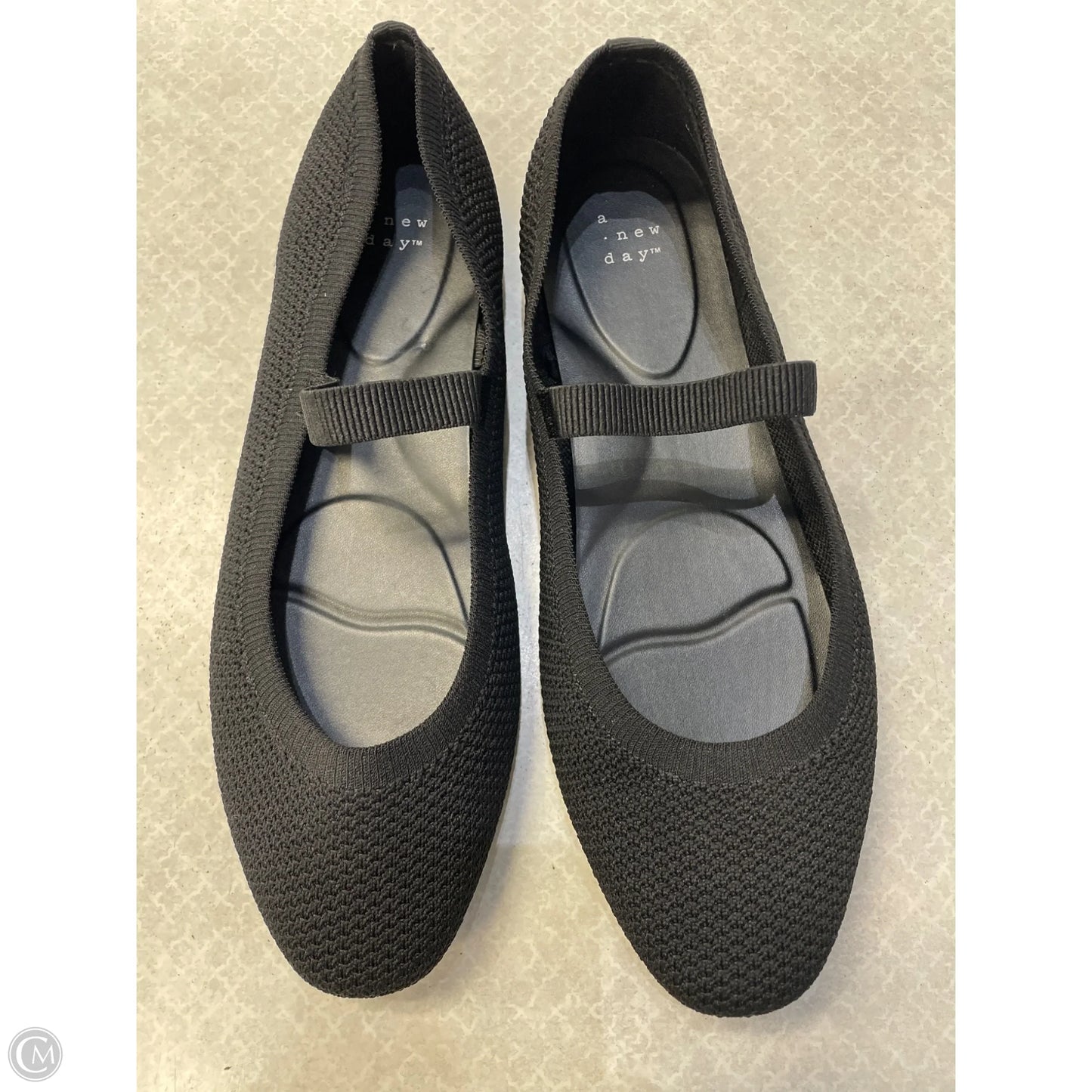 Shoes Flats By A New Day In Black, Size: 9
