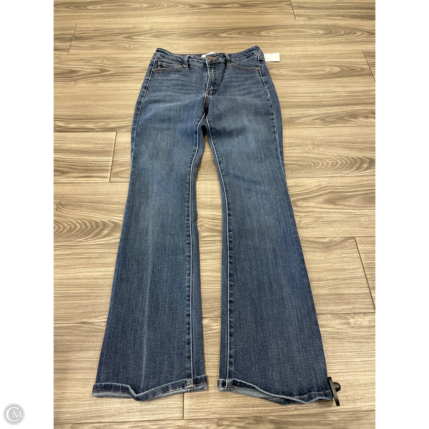 Jeans Boot Cut By Kancan In Blue, Size: 12