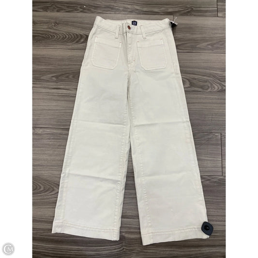 Jeans Wide Leg By Gap In Blue, Size: 4
