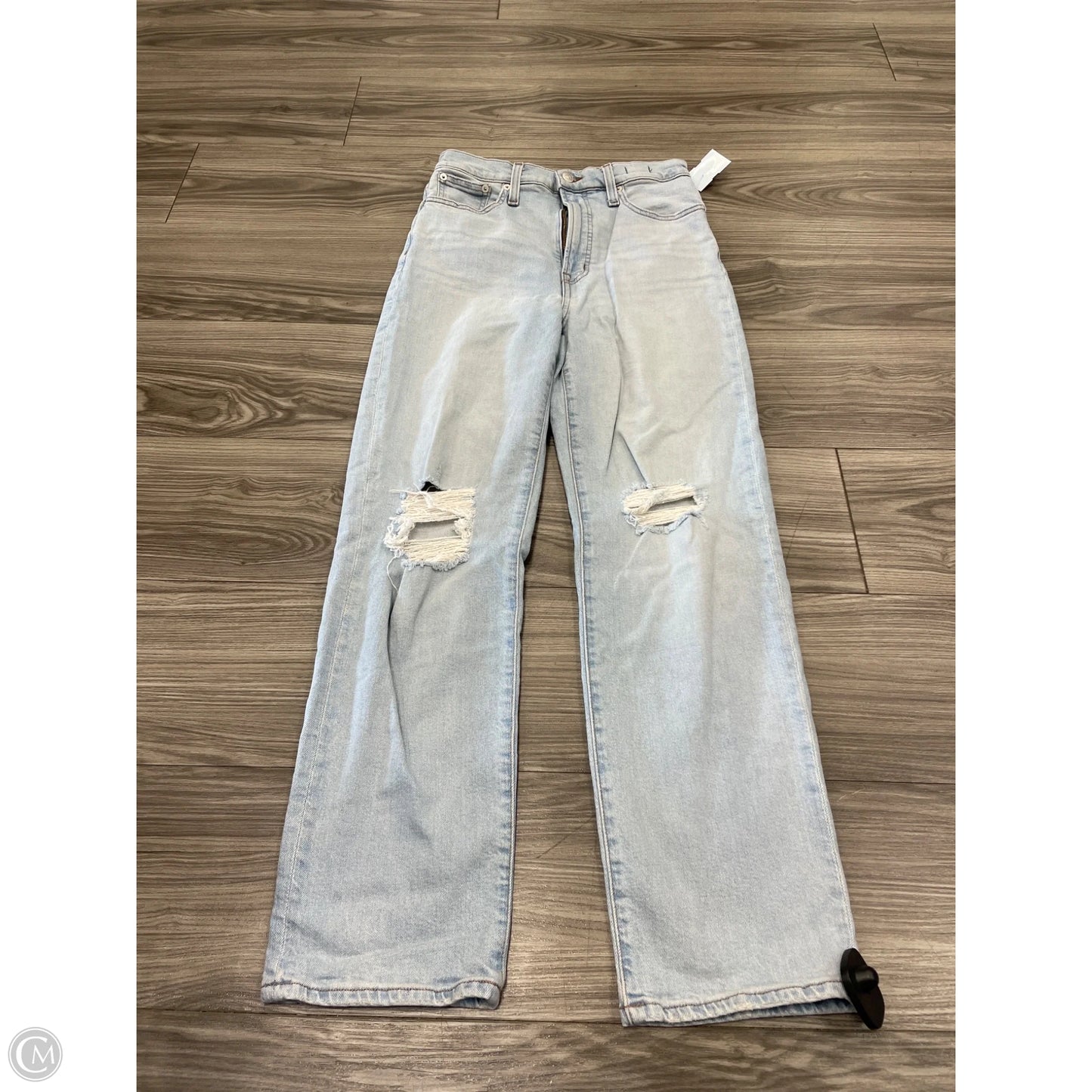 Jeans Wide Leg By Madewell In Blue, Size: 4