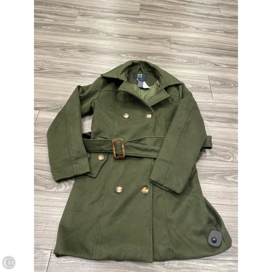 Coat Peacoat By Clothes Mentor In Green, Size: M
