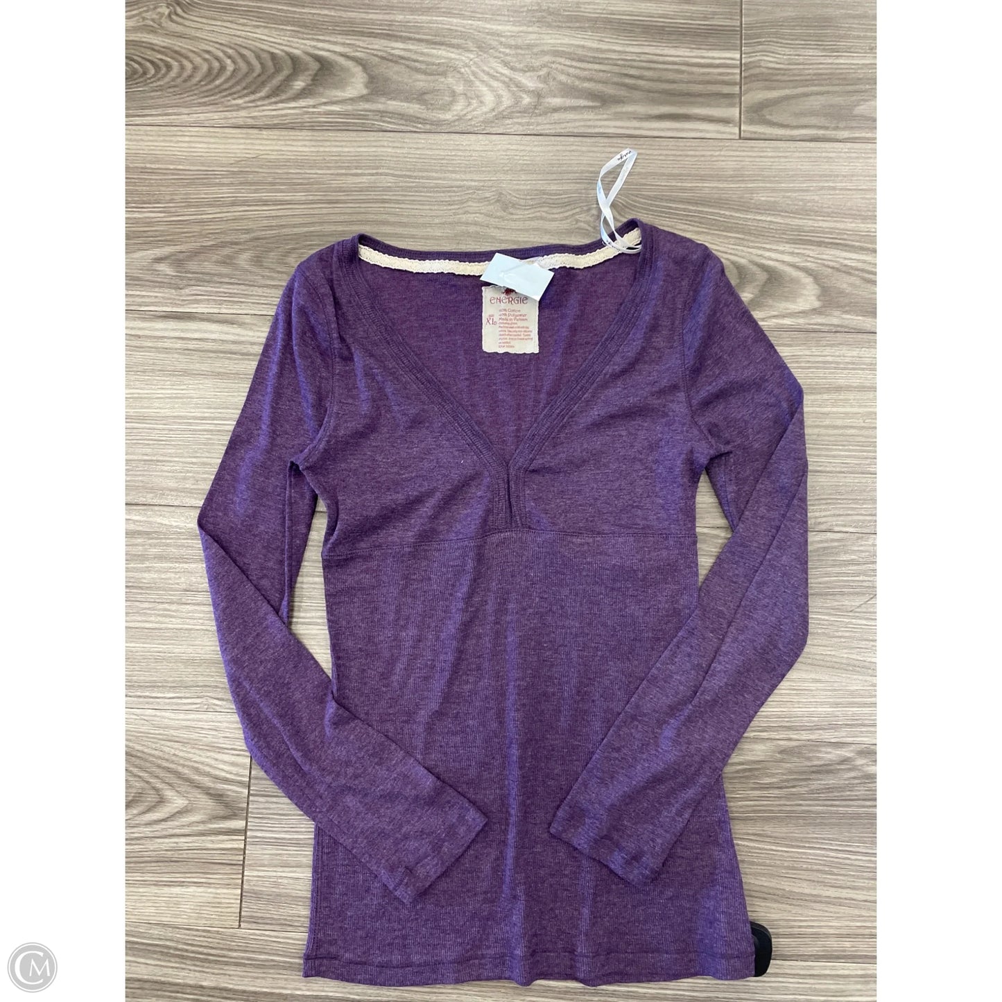 Top Long Sleeve By Energie In Purple, Size: Xl