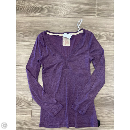 Top Long Sleeve By Energie In Purple, Size: Xl