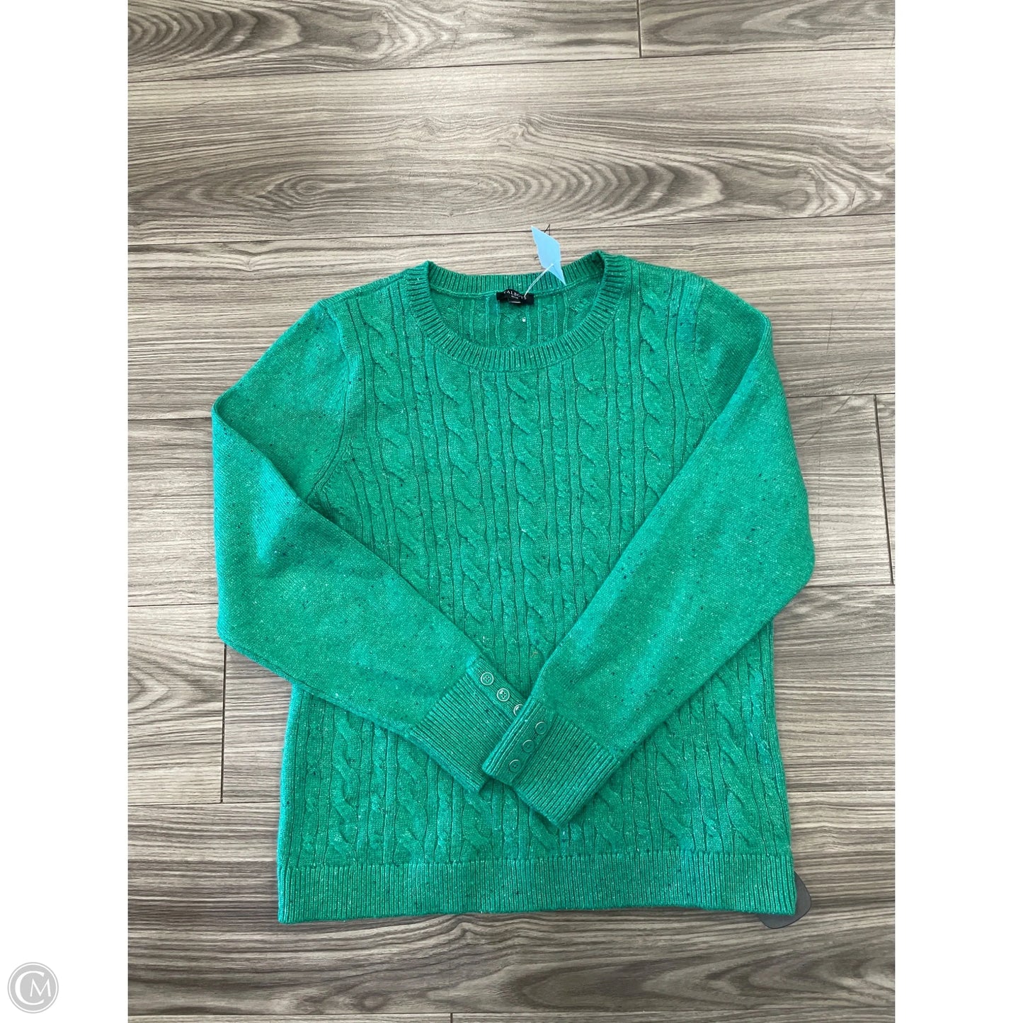 Sweater By Talbots In Green, Size: S