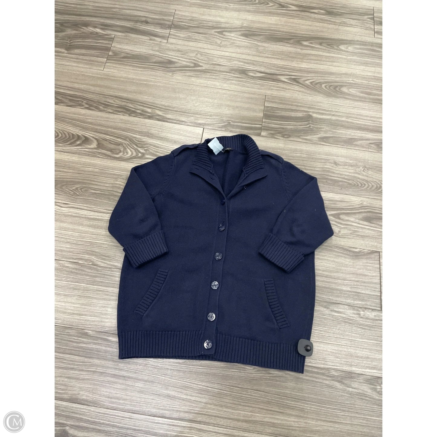 Cardigan By Talbots In Blue, Size: 1x