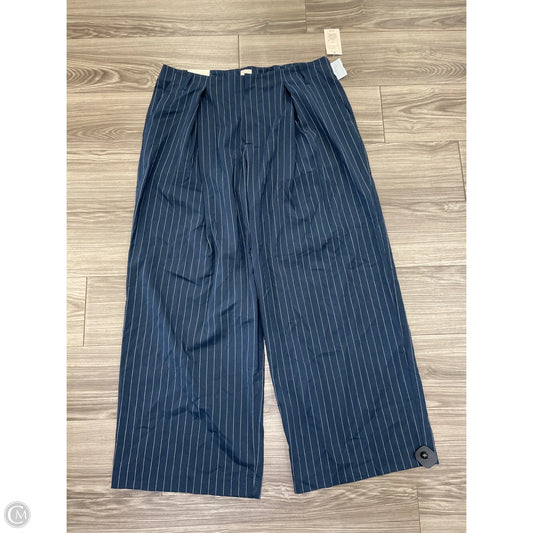 Pants Wide Leg By A New Day In Striped Pattern, Size: 18