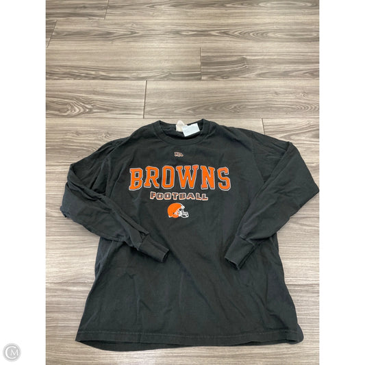 Top Long Sleeve By Lee In Black, Size: L