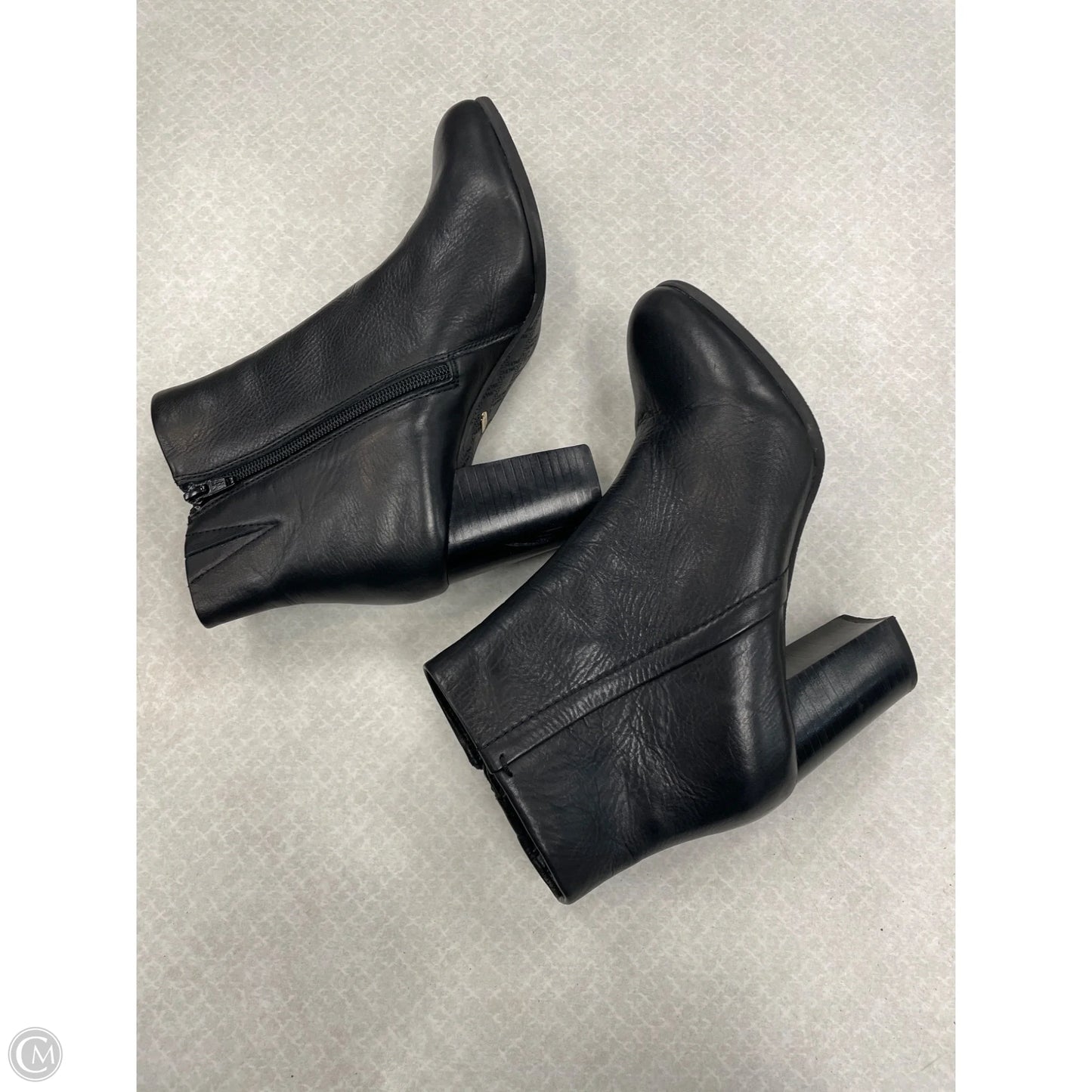 Boots Ankle Heels By Vionic In Black, Size: 8