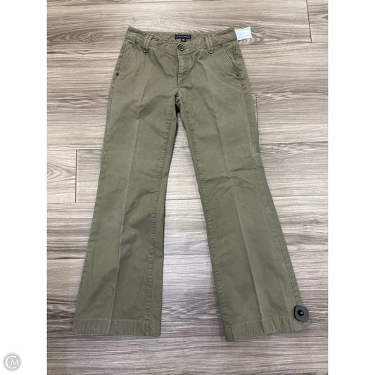 Pants Wide Leg By Banana Republic In Green, Size: 4