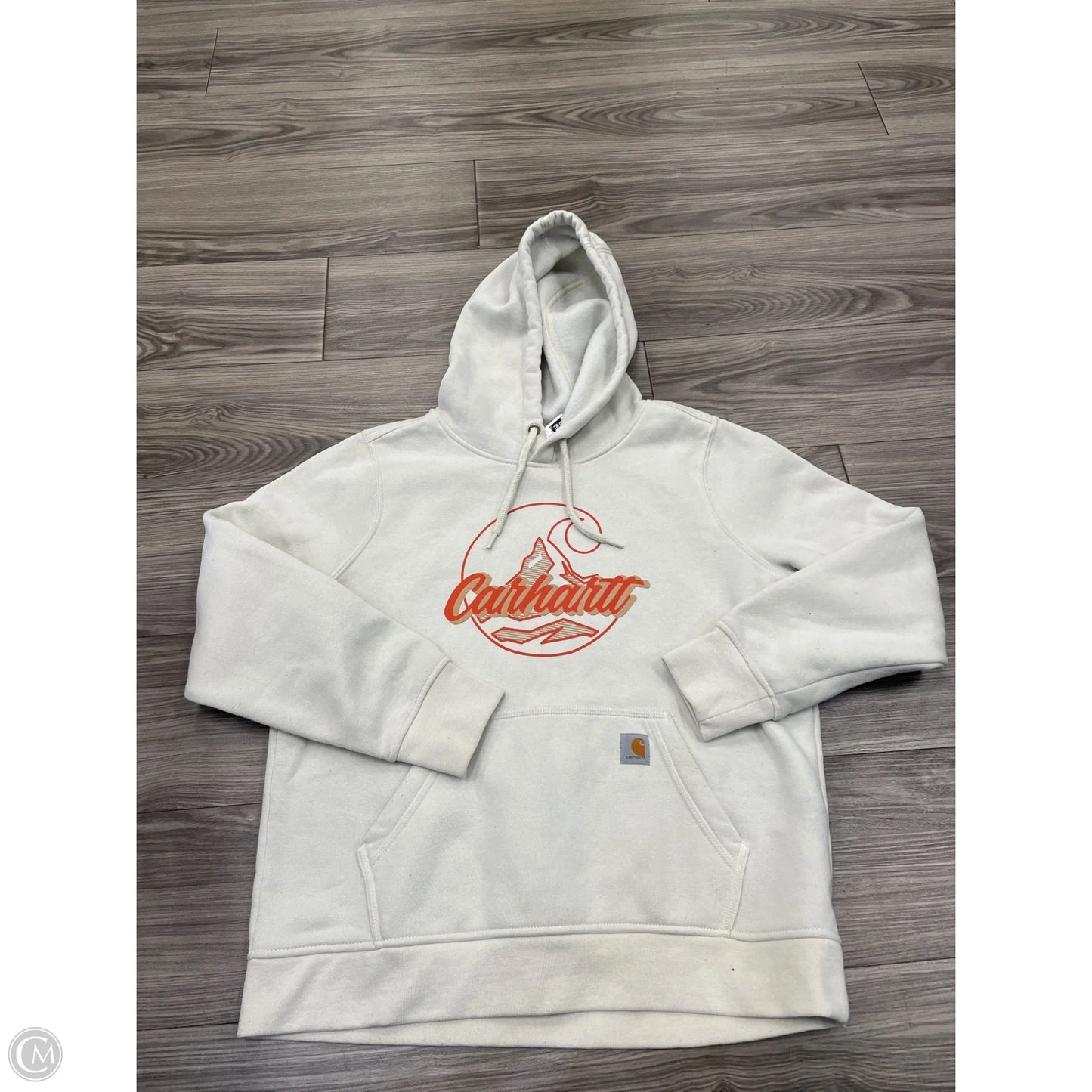 Sweatshirt Hoodie By Carhartt In White, Size: L