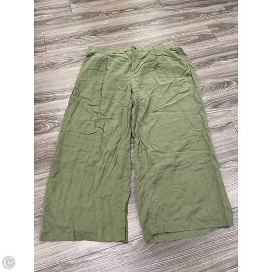 Pants Wide Leg By Torrid In Green, Size: 22
