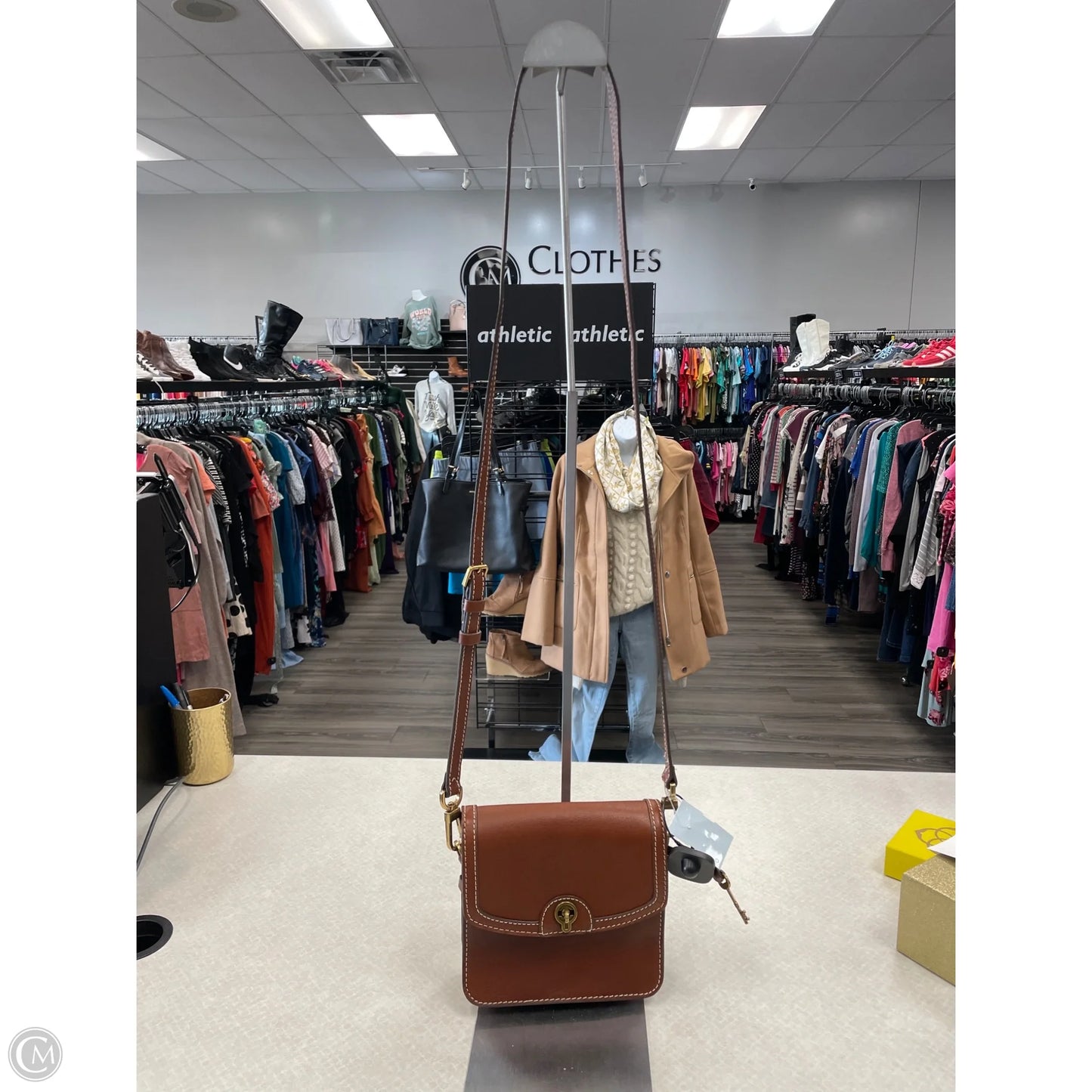 Handbag By Fossil, Size: Medium