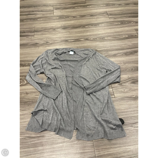 Cardigan By Worthington In Grey, Size: Xxl