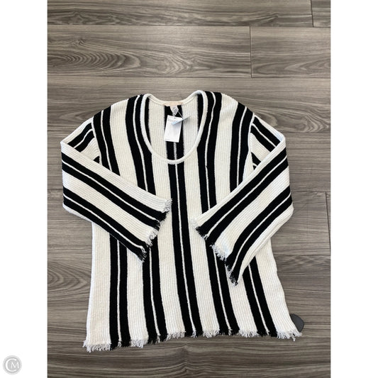 Sweater By H&m In Striped Pattern, Size: M