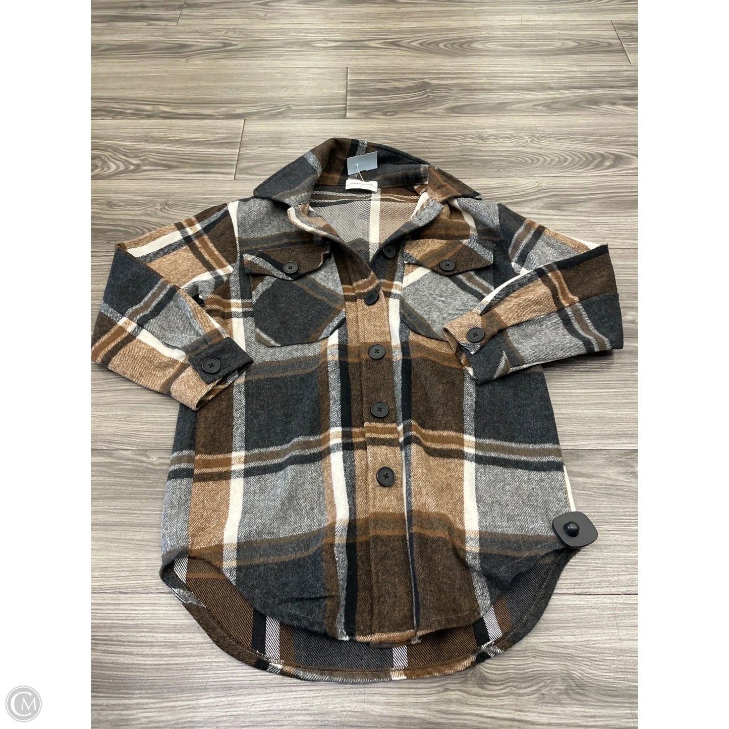 Jacket Other By Goodnight Macaroon In Plaid Pattern, Size: M