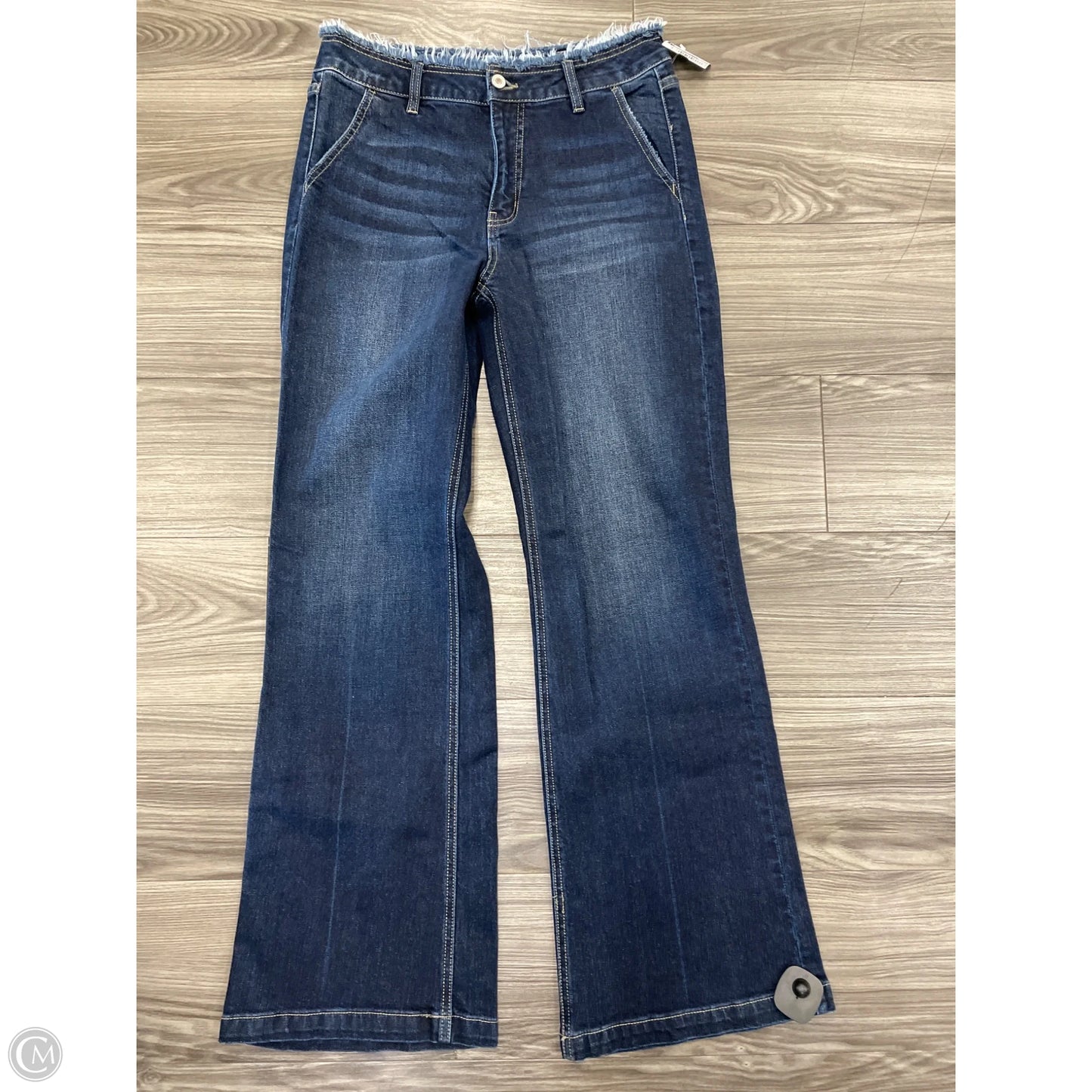 Jeans Flared By Kancan In Blue, Size: 8