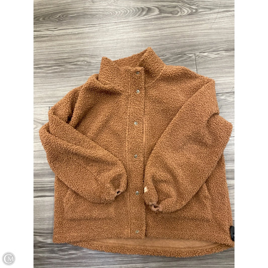 Jacket Faux Fur & Sherpa By Avalanche In Brown, Size: Xl