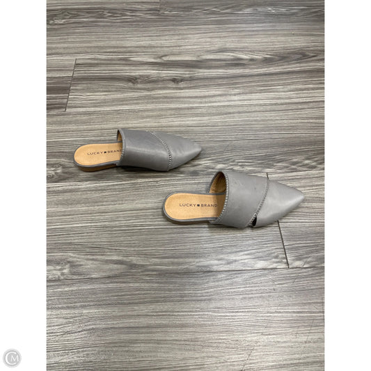 Shoes Flats By Lucky Brand In Grey, Size: 5.5