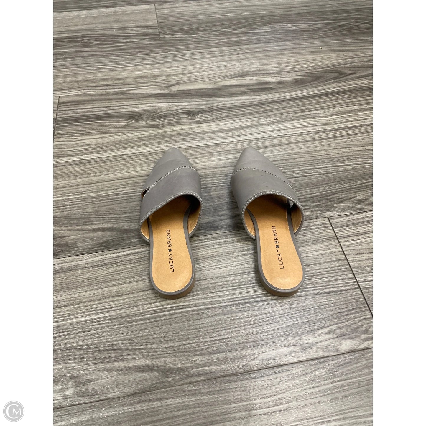 Shoes Flats By Lucky Brand In Grey, Size: 5.5