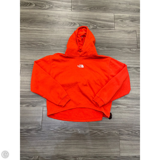 Athletic Sweatshirt Hoodie By The North Face In Orange, Size: Xl