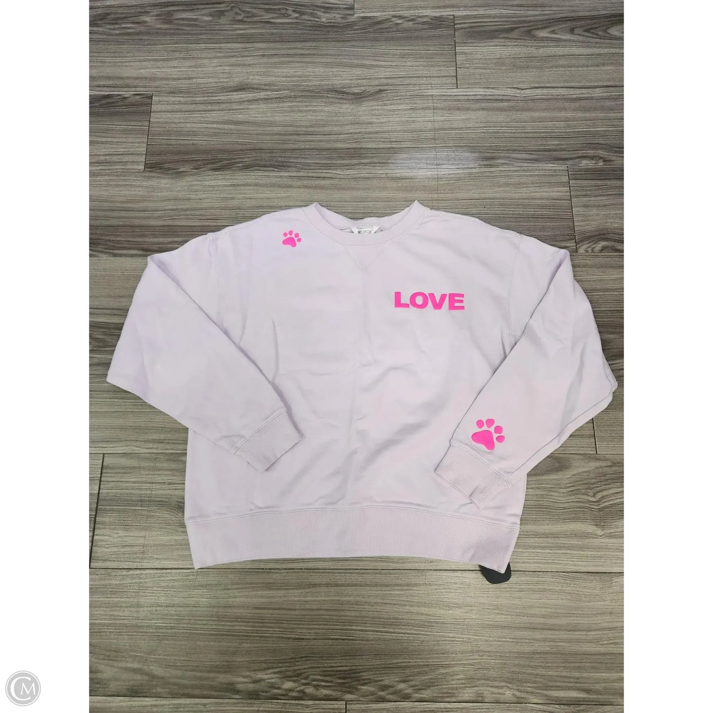 Sweatshirt Crewneck By Wildfox In Purple, Size: M