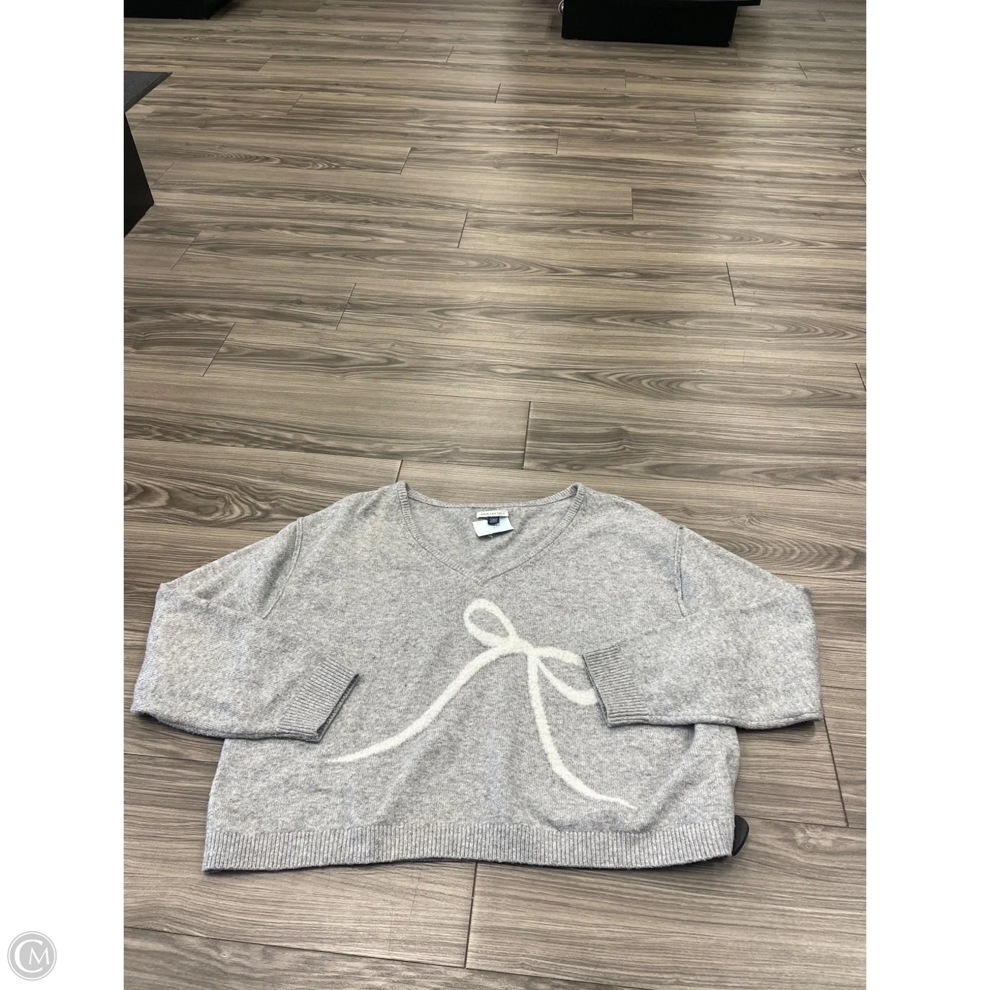 Sweater By American Eagle In Grey, Size: Xl