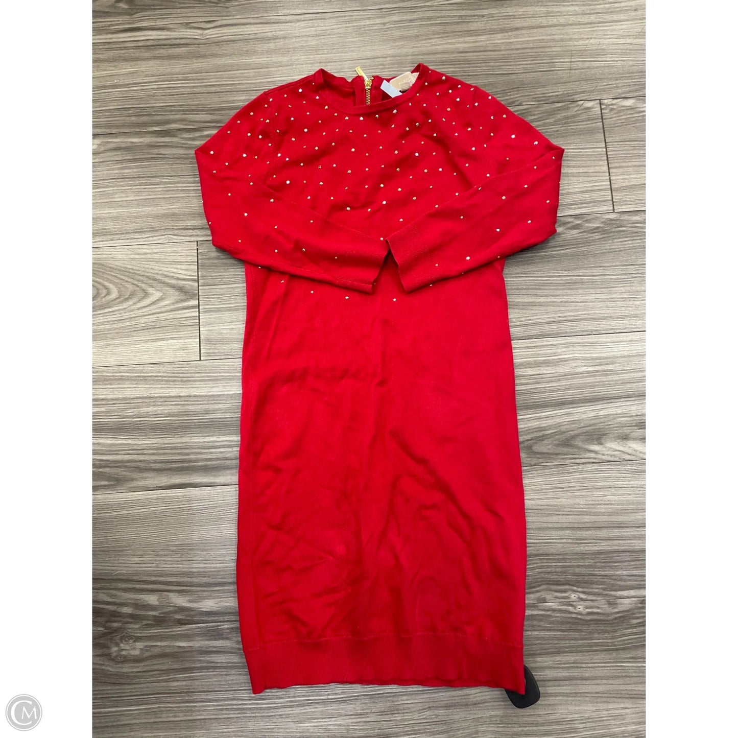 Dress Designer By Michael Kors In Red, Size: Xs