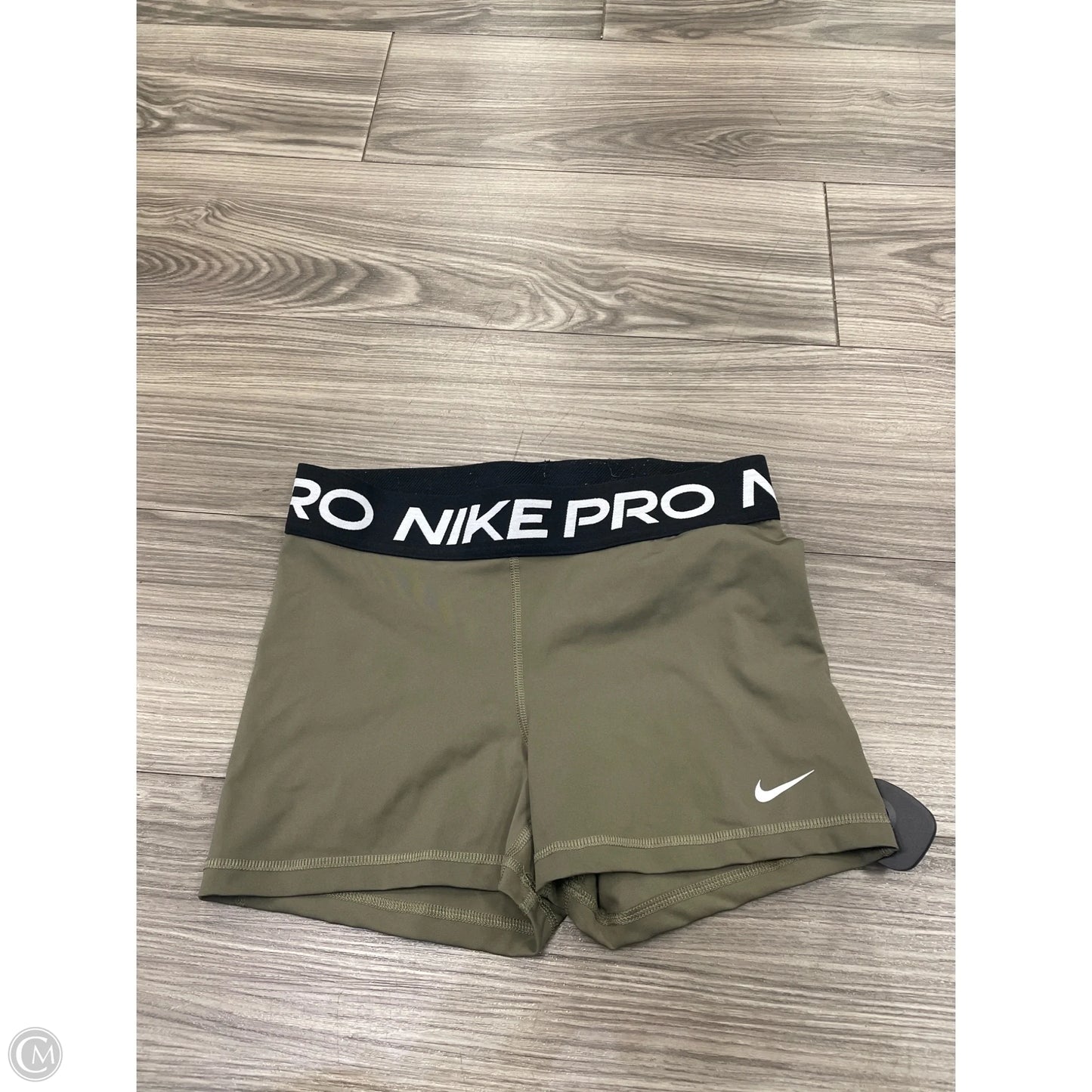 Athletic Shorts By Nike In Green, Size: S