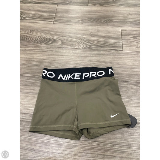 Athletic Shorts By Nike In Green, Size: S