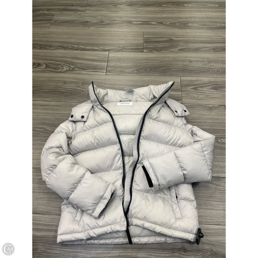 Coat Puffer & Quilted By Calvin Klein In Grey, Size: S