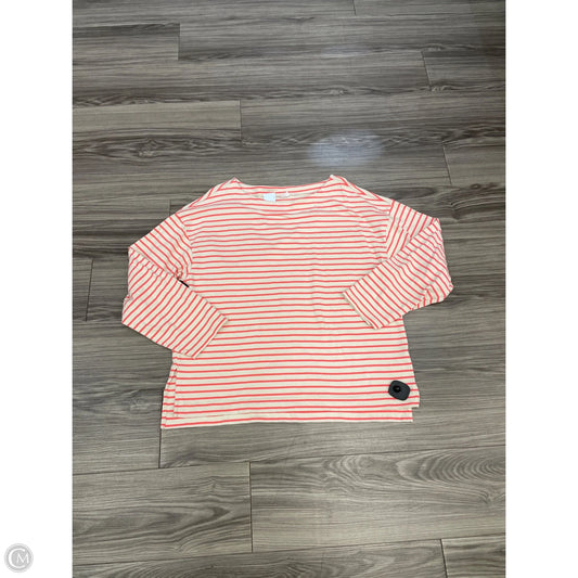 Top Long Sleeve By Gap In Striped Pattern, Size: L