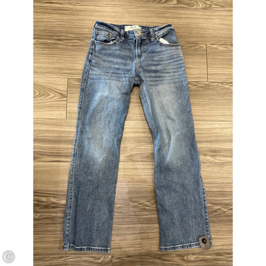 Jeans Wide Leg By Hollister In Blue, Size: 4
