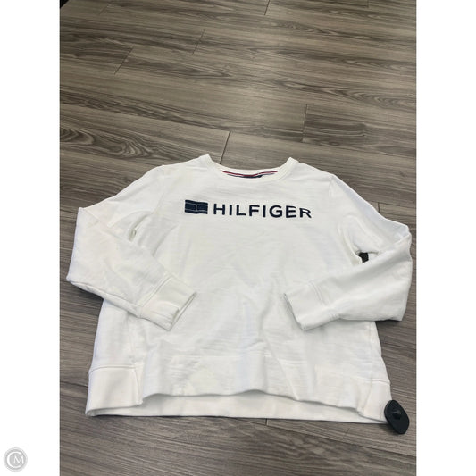 Sweatshirt Crewneck By Tommy Hilfiger In White, Size: Xl