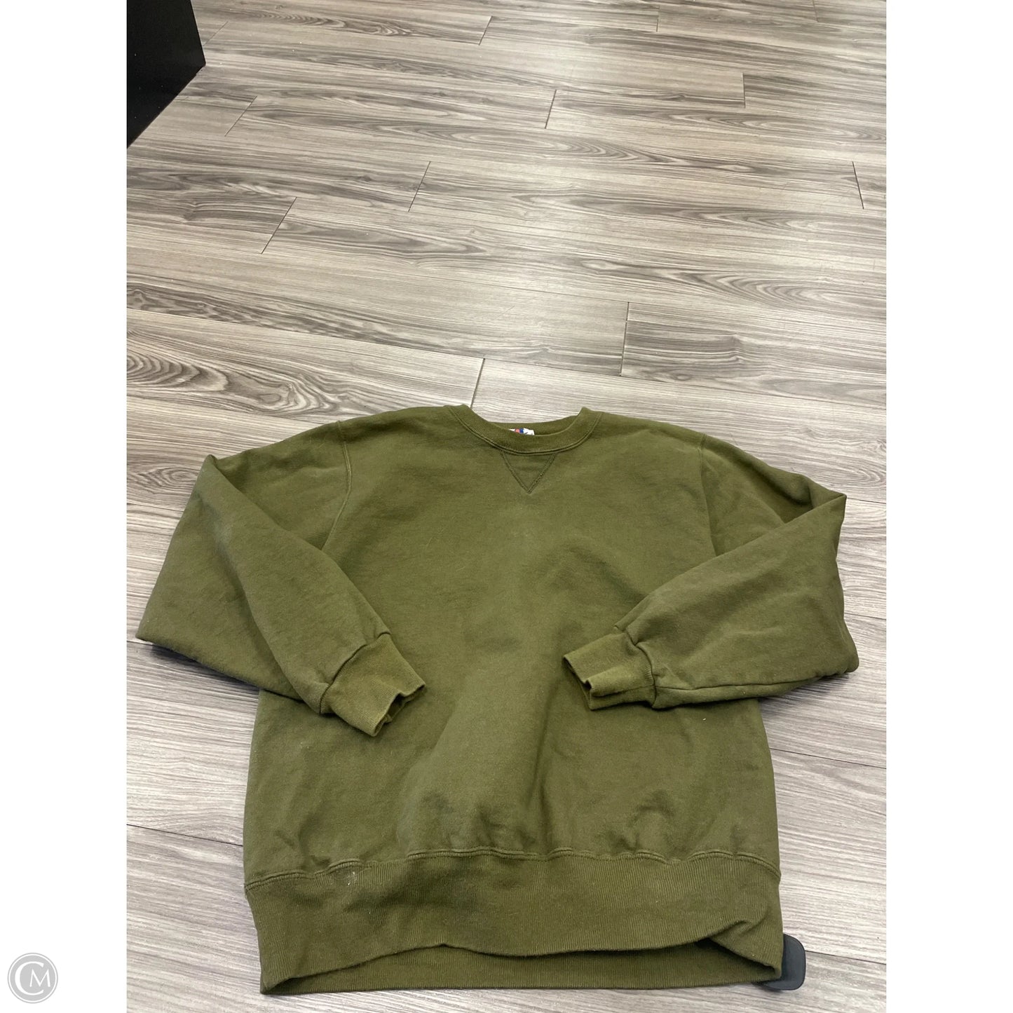 Sweatshirt Crewneck By Champion In Green, Size: L