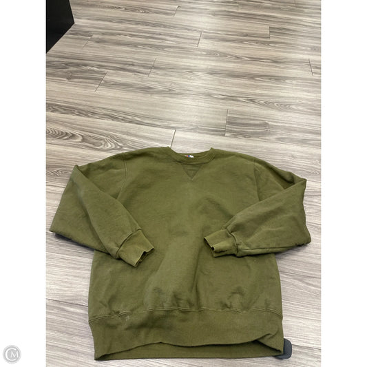Sweatshirt Crewneck By Champion In Green, Size: L