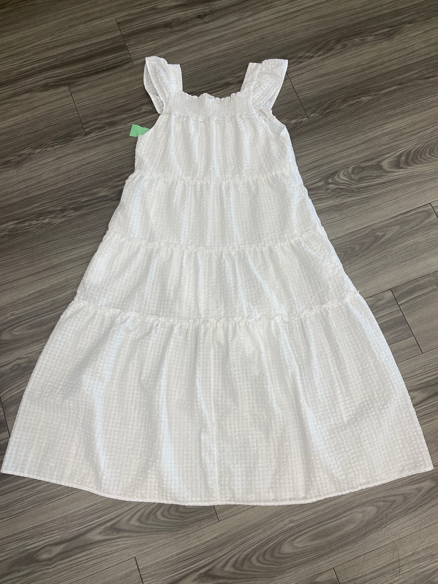 White Dress Casual Maxi Old Navy, Size M