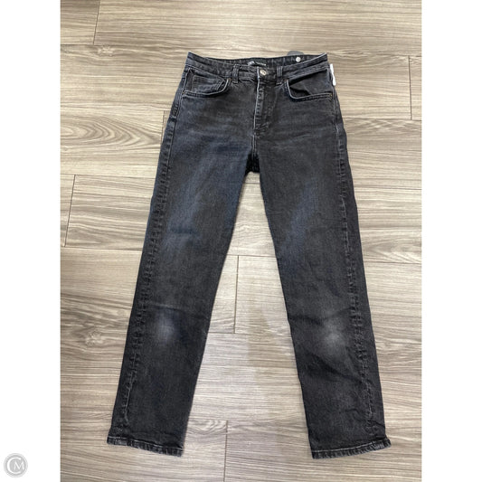 Jeans Straight By Zara In Black, Size: 4