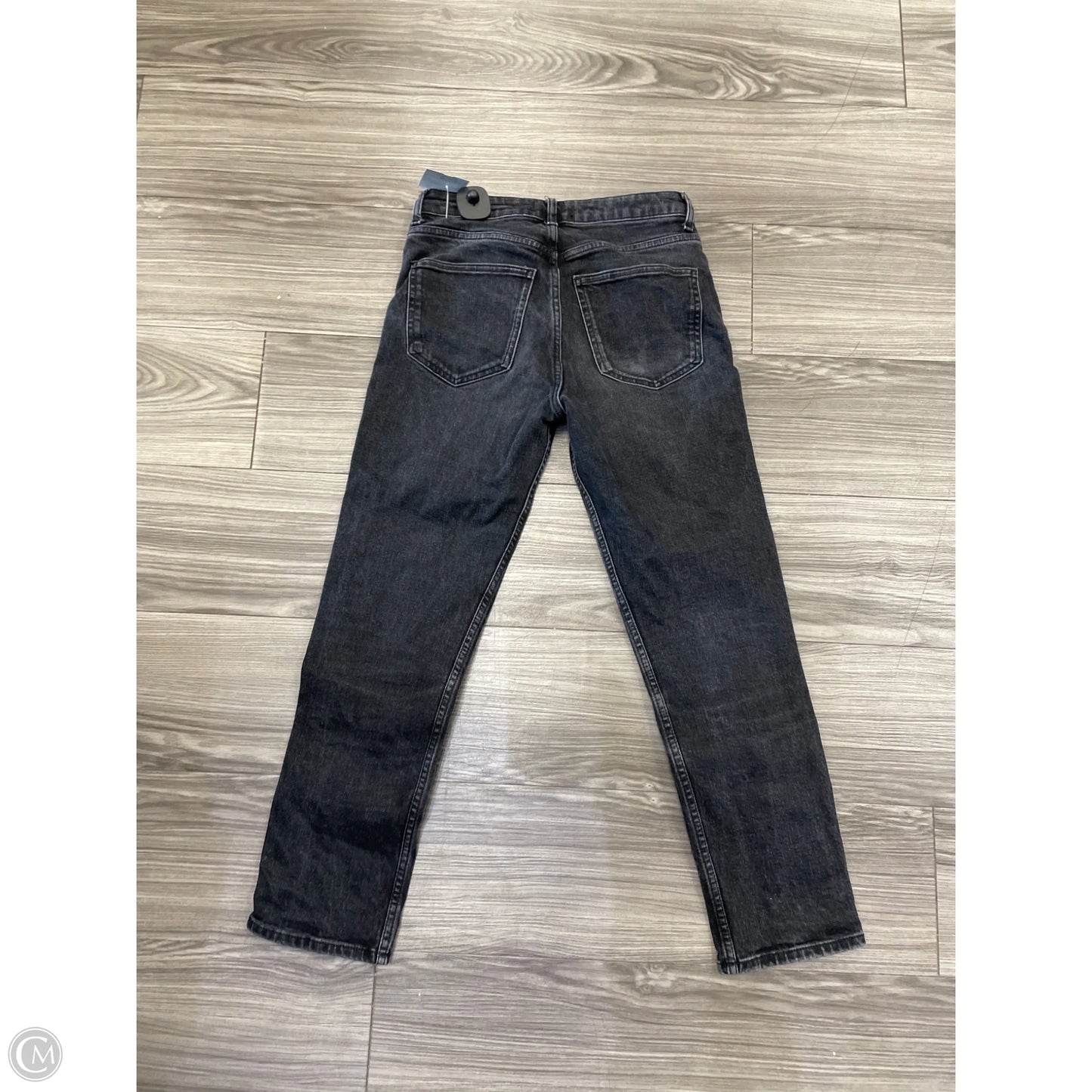 Jeans Straight By Zara In Black, Size: 4