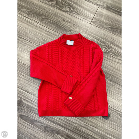 Sweater By Talbots In Red, Size: M