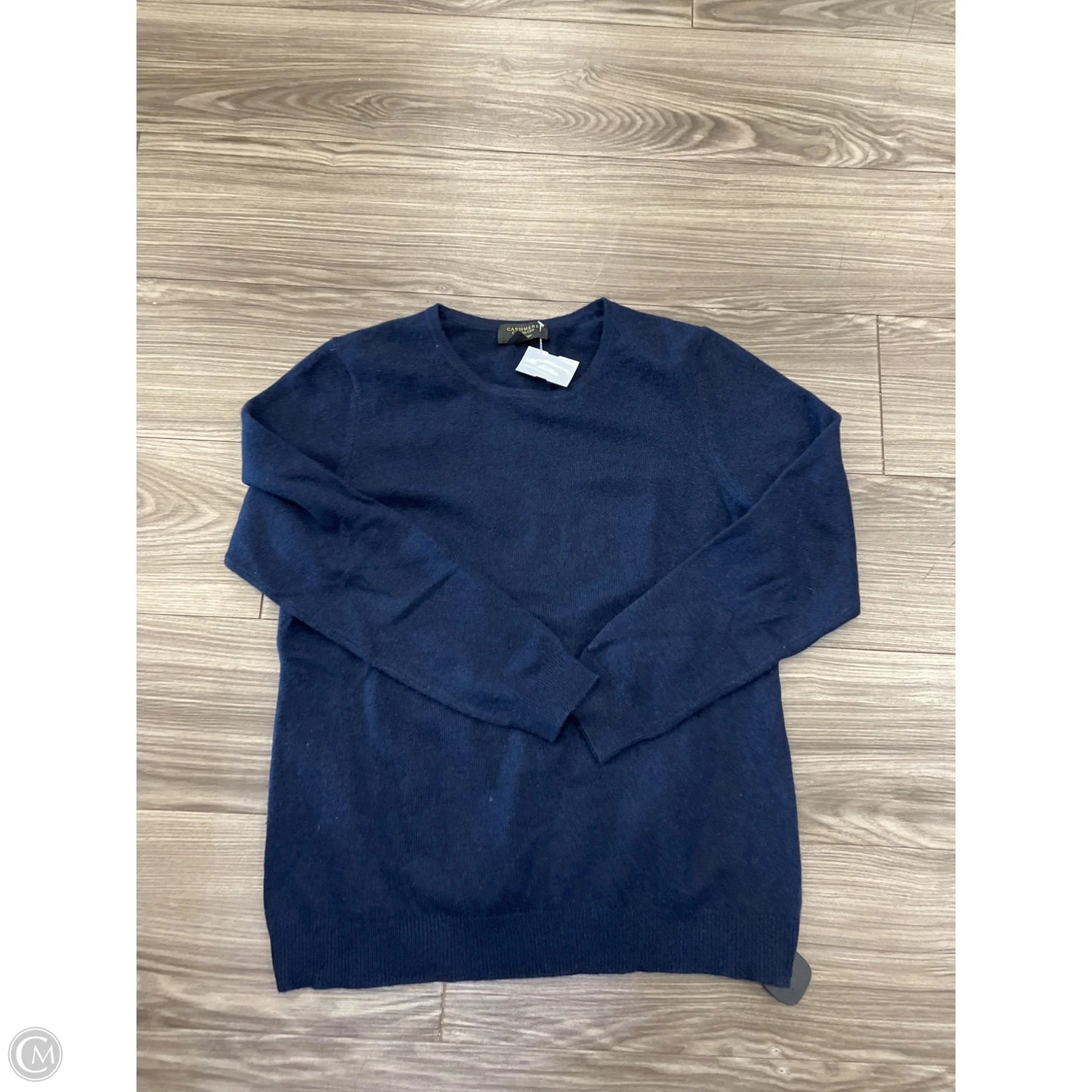 Sweater By Charter Club In Blue, Size: L