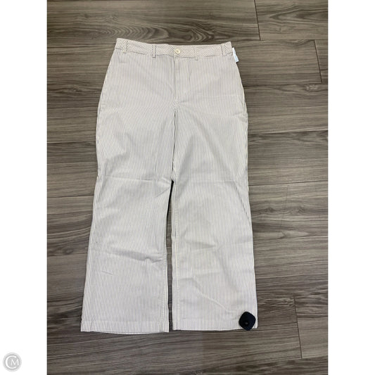 Pants Wide Leg By Old Navy In Striped Pattern, Size: 10