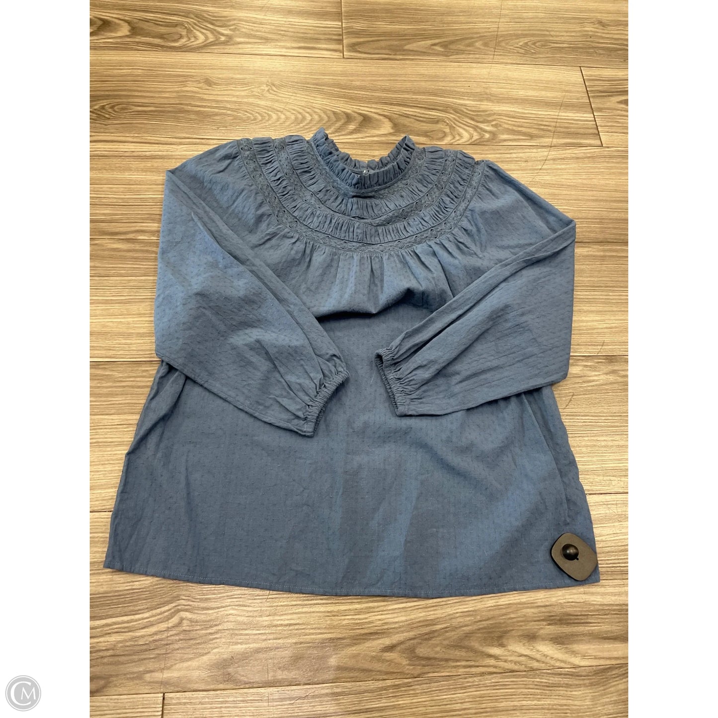 Top Long Sleeve By Loft In Blue, Size: S
