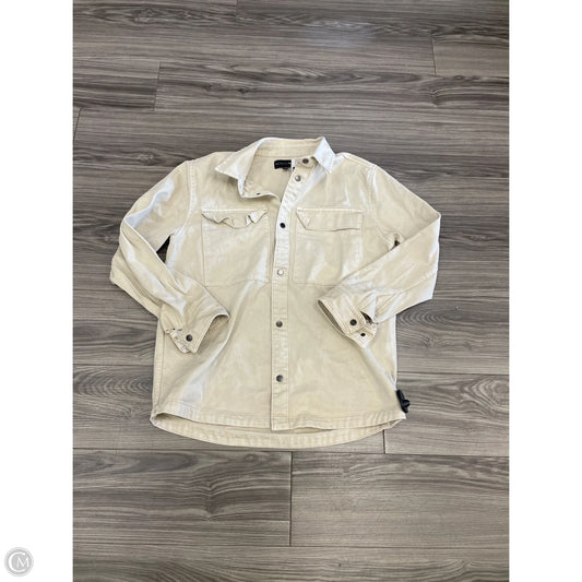 Jacket Denim By No Boundaries In Tan, Size: M