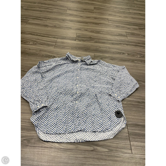 Top Long Sleeve By L.l. Bean In Floral Print, Size: Xl
